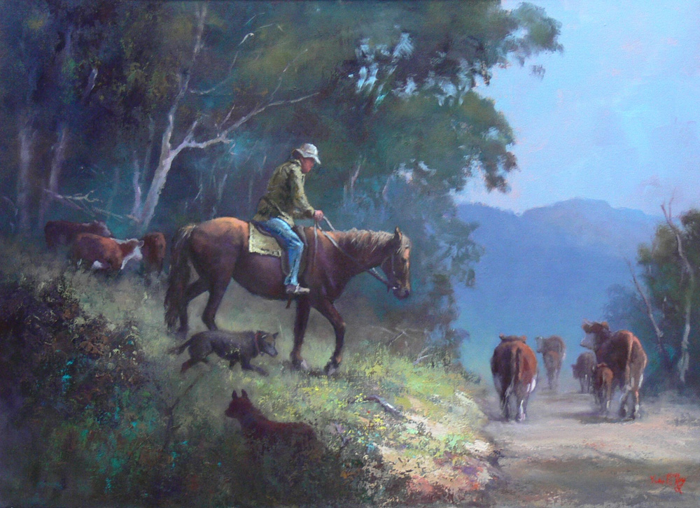 Pa and his Cows