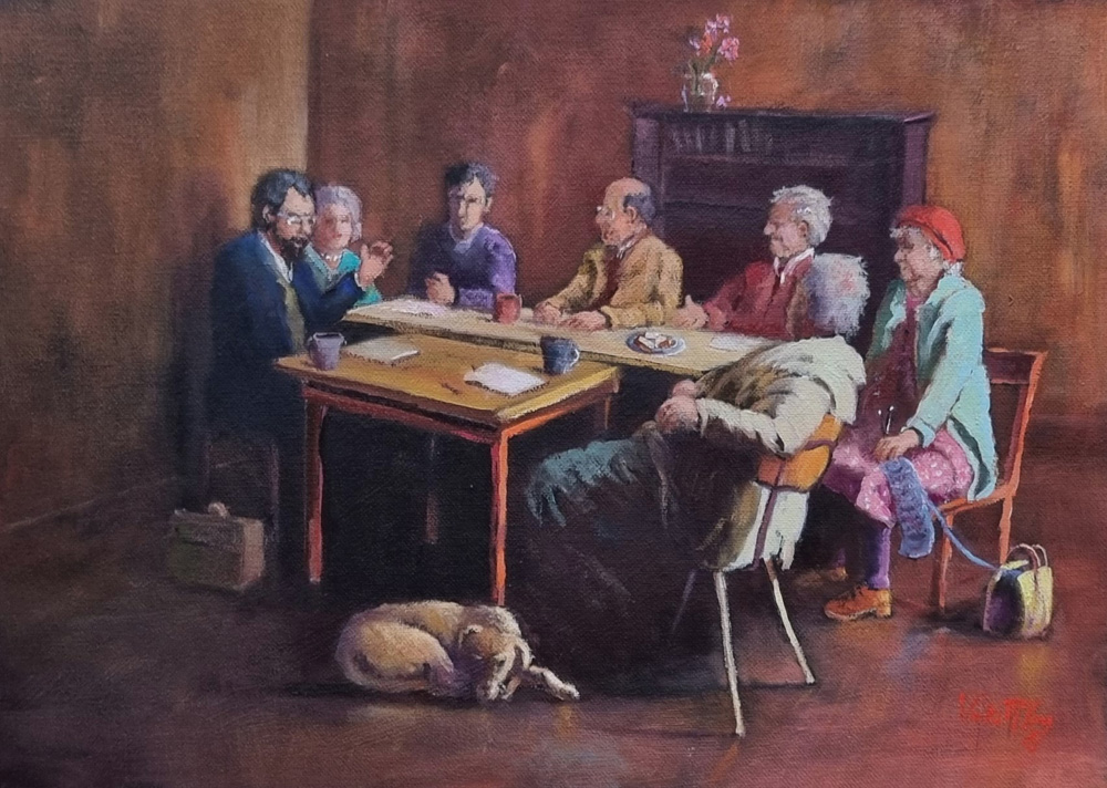 The reading of the minutes