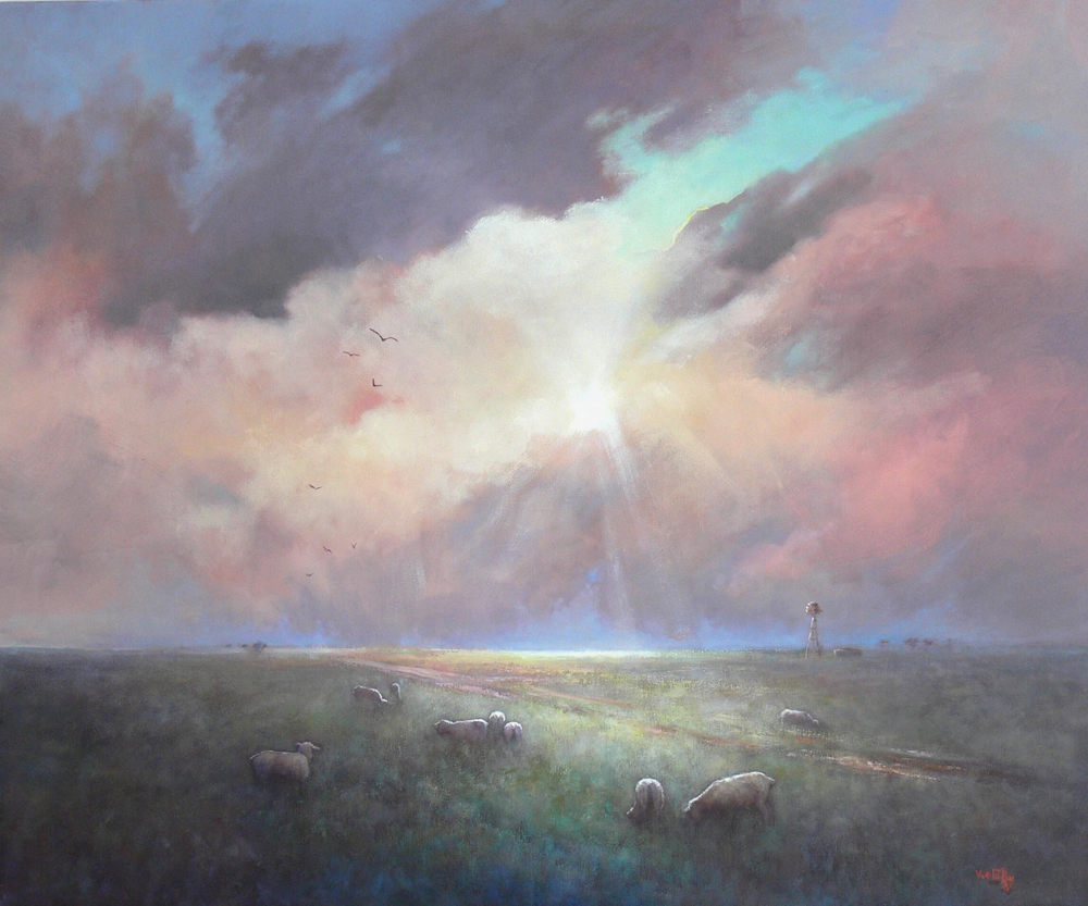 Welcome rains - Hay Plains