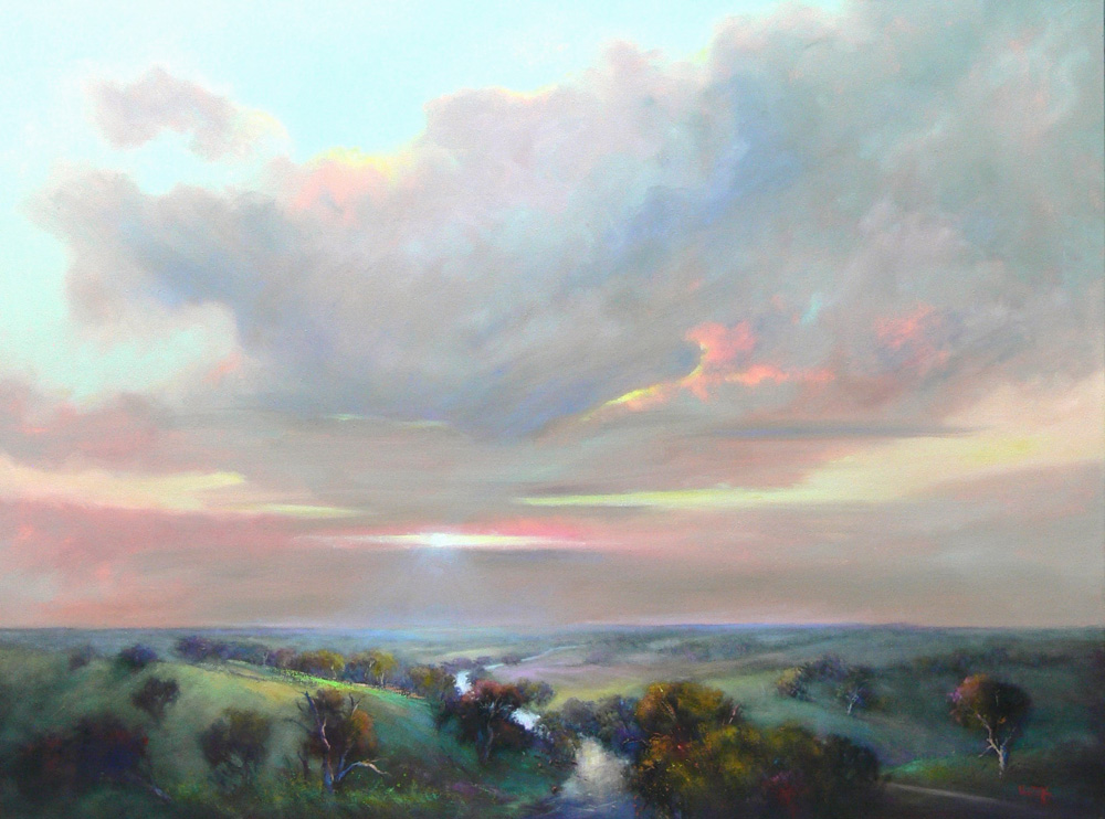 Winter Haze beyond the foothills